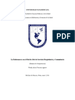 Tema # 1. La Enfermerao en El Rol de Jefe de Servicio Hospitalario y Comunitario