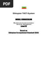 Mechatronics and Instrumentation Servicing ManagementLEVEL IV