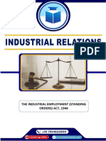 The Industrial Employment (Standing ORDERS) ACT, 1946: Website: Contact Us: 7889296332