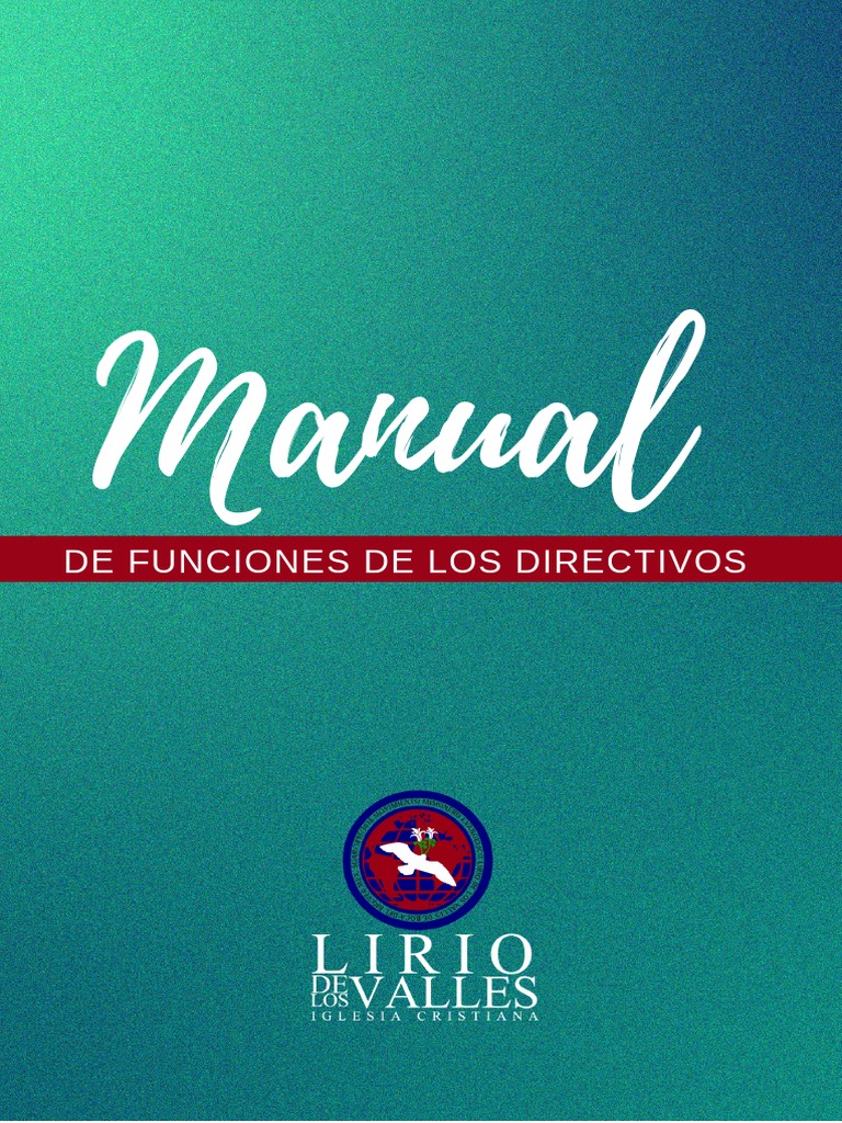 Manual de Funciones de Los Directivos 2023 | PDF | Evangélico | Iglesia