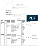 Lesson Plan 2 (1er Grado)