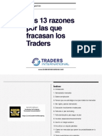 Las 13 Razones Por Las Que Fracasan Los Traders..