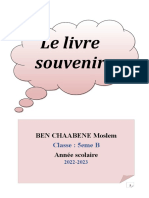 Livre Souvenir