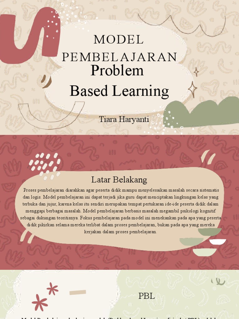 Model Pembelajaran Problem Based Learning | PDF