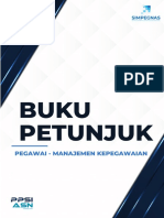 Buku Petunjuk Simpegnas Pegawai