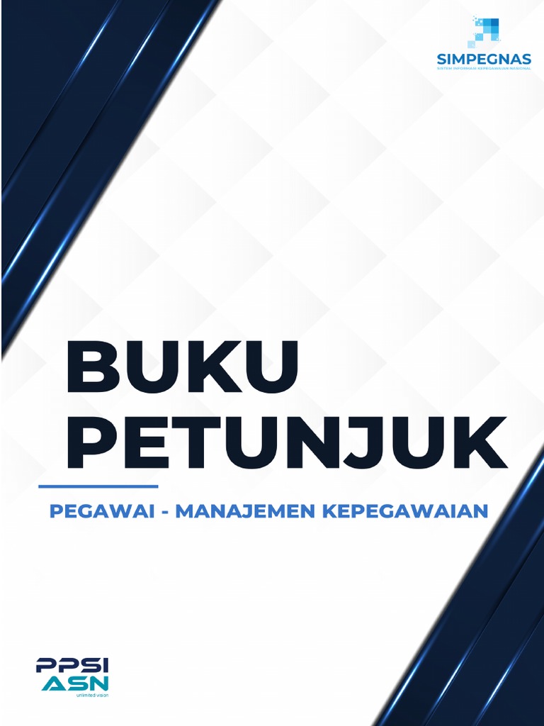Buku Petunjuk Simpegnas Pegawai | PDF