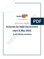 SG Schemes April and May