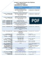 Kalender Akademik Program Sarjana Dan Diploma