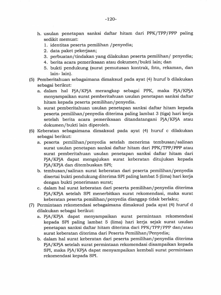 Peraturan rektor tentang pngadaan barang jasa 1 120 pdf