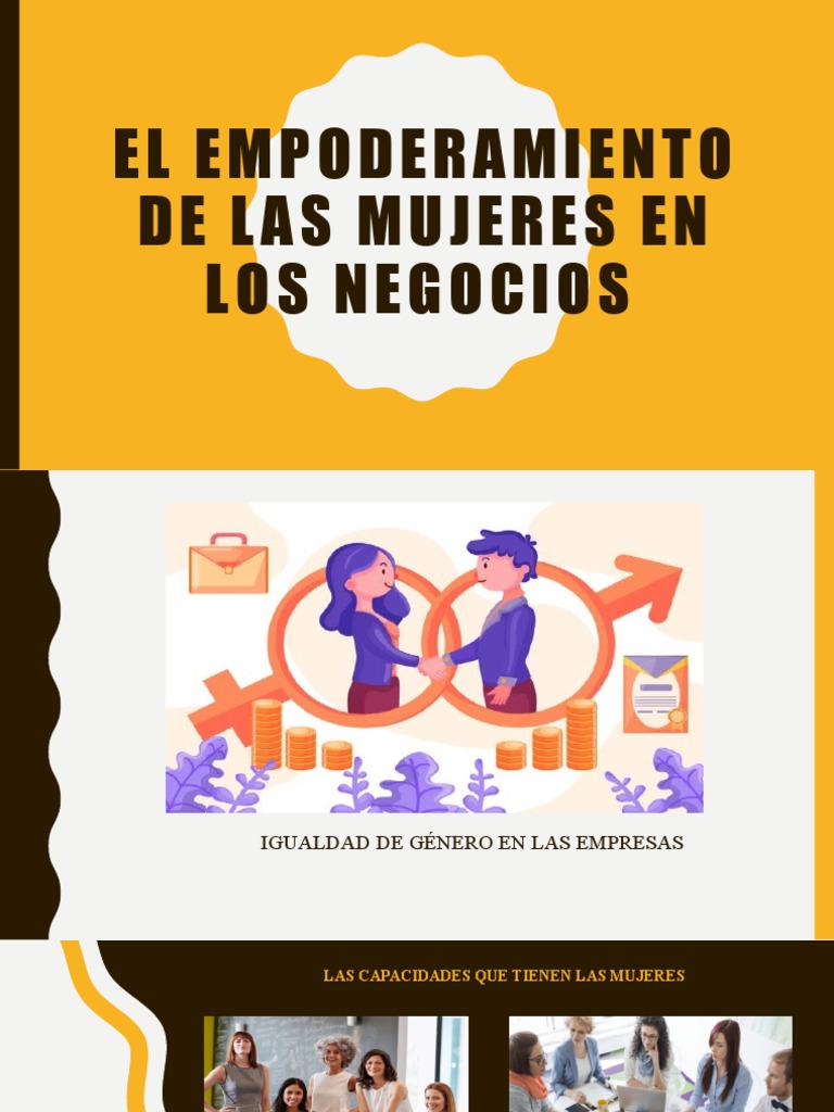 El empoderamiento de las mujeres en los negocios | PDF