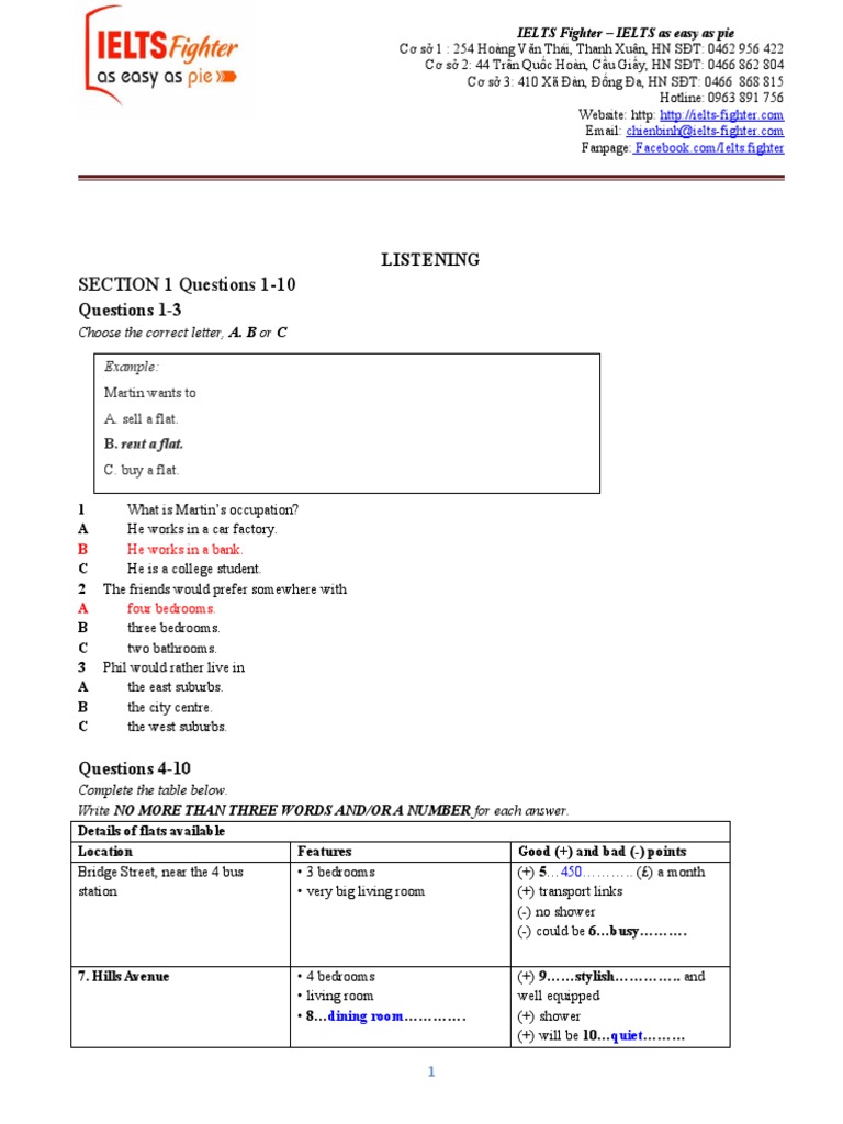 IELTS Listening and Reading Practice Guide | PDF | Snow | Ethology