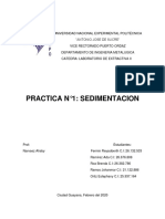 Informe de Extractiva Sedimentacion.