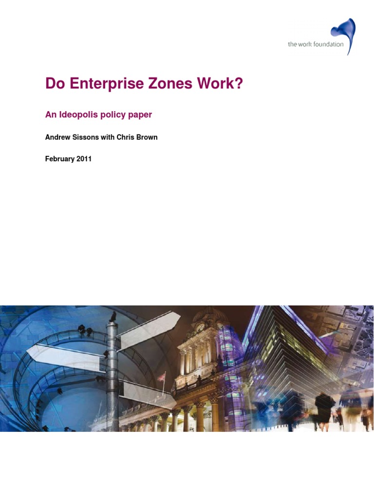 283 Enterprise Zones 24 Feb FINAL | PDF | Taxes | Unemployment