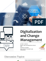 Digitalization and Change Management