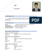 CV of MD - Tanjimul Kabir
