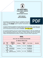 Notice No. 08-2023 For Documents Verifica