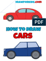Cars Drawing Worksheets