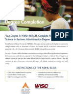 Brochure Online Degree Completion