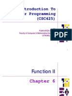 COMPUTER SCIENCE PROGRAM Chapter 6 - II