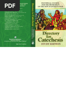 Directory For Catechesis Study Edition