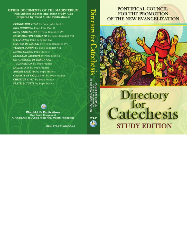 Directory For Catechesis Study Edition PDF Catechism Catholic Church