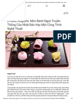 (ToMo) Wagashi - Món Bánh Ngọt Truyền Thống Của Nhật Bản Hay Một Công Trình Nghệ Thuật - YBOX