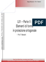 L01 II - Elementi Di Forma in Proiezione Ortogonale