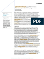 Burden and Standard of Proof in International Arbitration Proposed Guidelines For Promoting Predictability