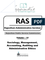 Sociology, Management, Accounting, Auditing and Administrative Ethics Volume-12