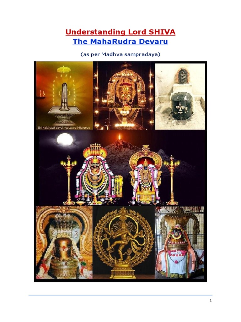 Shiva - The Maha Rudra | PDF | Shiva | Devi