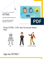 Konsep HTML, CSS, JS & Dasar