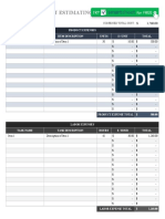 IC Parametric Cost Estimating Template 9256