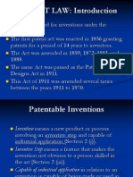 Patent Law Intro