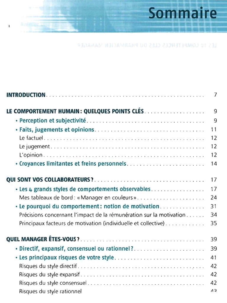 Guide du management efficace | PDF | Développement personnel