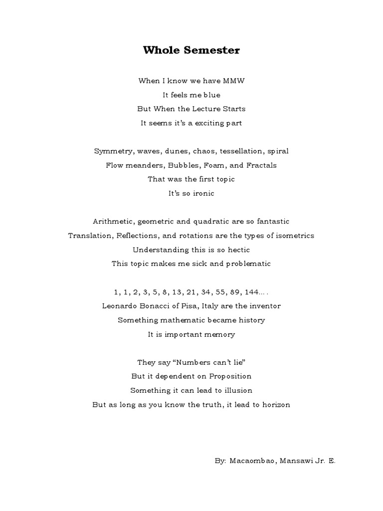 Whole Semester PDF