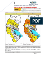 Boletin Informativo Coer Puno #157-2023 Descenso de Temperatura Nocturna