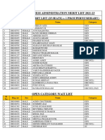 Mba Result 2021-23