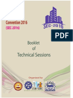 Booklet of Technical Sessions