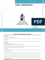 Joint Venture Agreement Specimen: Kingdom of Swaziland Construction Industry Council Established by Act No. 14 of 2013