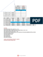 JADWAL PELAJARAN 5.a