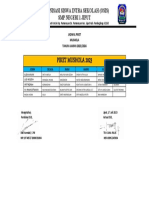 Jadwal Piket Mushola Word