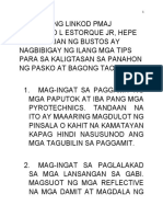 Safety Tips Sa Pasko at Bagong Taon