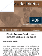 MODULO I - Direito Romano Clássico