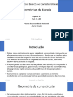 Elementos Básicos e Características Geométricas Da Estrada AULA 04