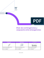 Plan Contingencia y Respuesta A Emergencia