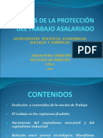 I. Genesis de La Protección Del Trabajo Asalariado Udla