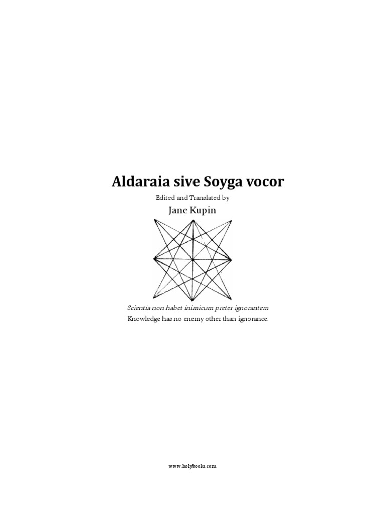 The Book of Soyga PDF