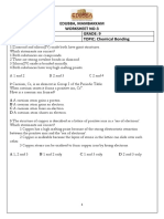 Work Sheet - 3 Grade 9