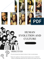 Human Evolution and Culture 2 FS 412