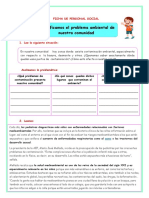 FICHA PS-Identificamos El Problema Ambiental de Nuestra Comunidad